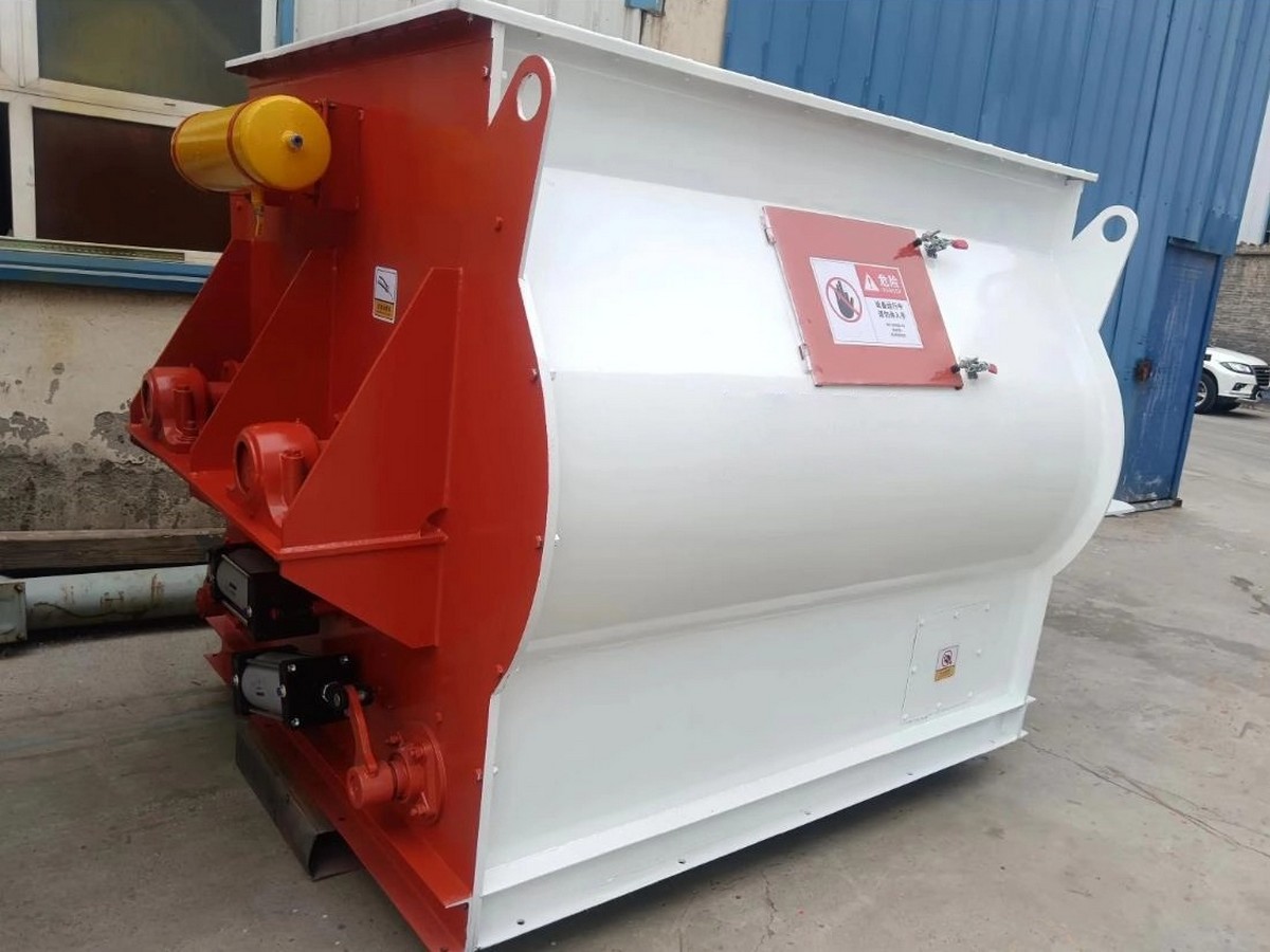 建材生产专用双轴搅拌机