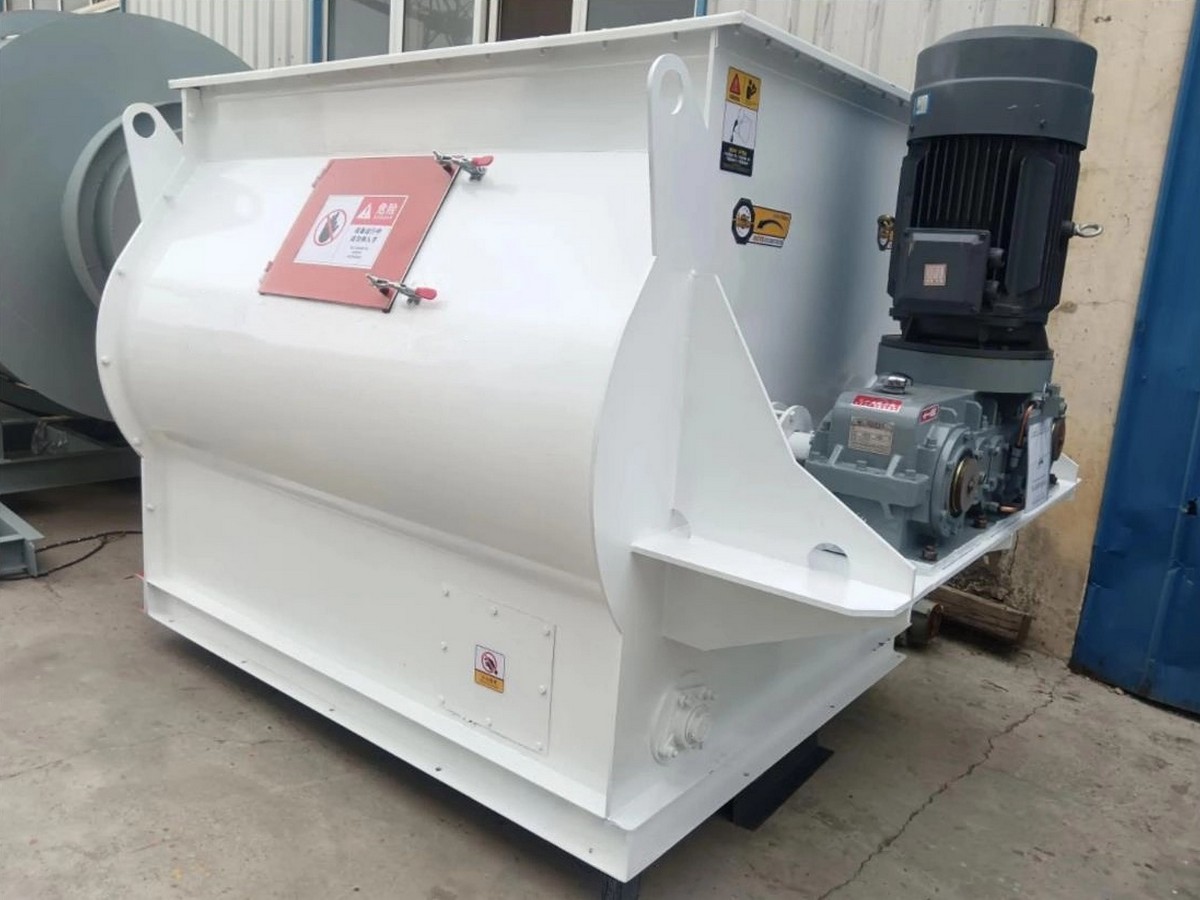 建材生产专用双轴搅拌机