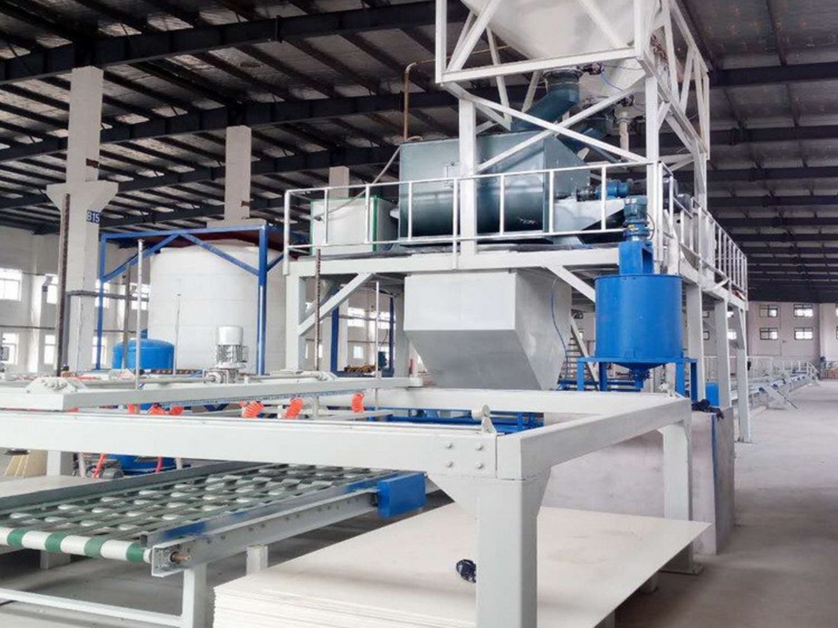 新型秸秆板生产线