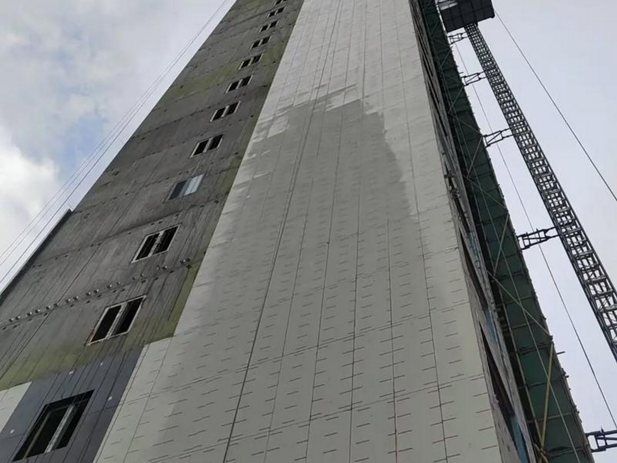 外墙保温板施工案例